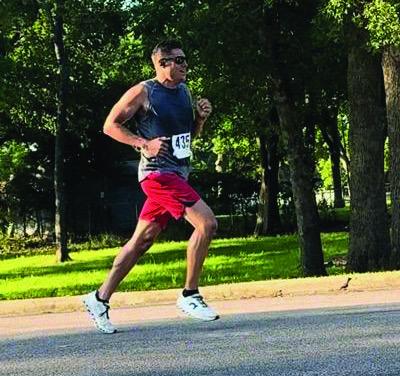 Jonah Douglas took first place in the 40-49 age group. Courtesy photo