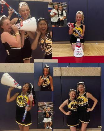MHS cheerleaders win big at NCA Cheer Camp